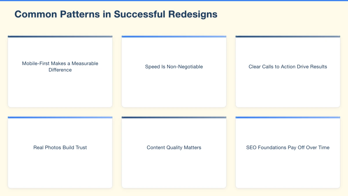 Scenario 1: The Tradesperson With a DIY Website Infographic