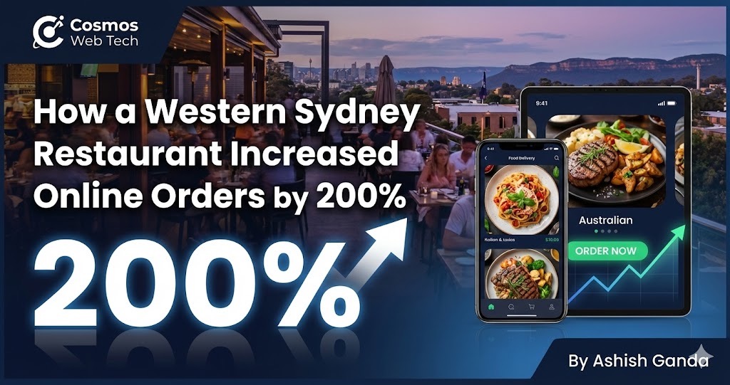 How a Western Sydney Restaurant Increased Online Orders by 200% with Strategic Web Design