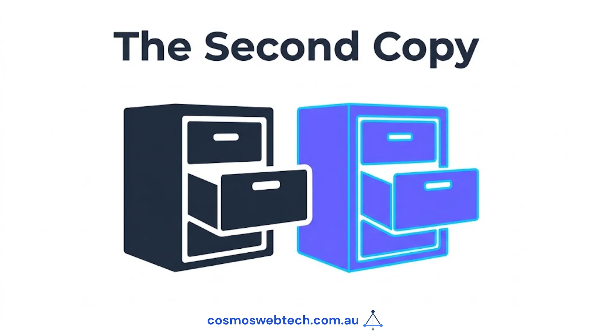 The second copy: an identical duplicate of the site that nobody decided to publish