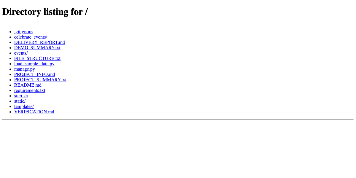 Demo Website Hero Section