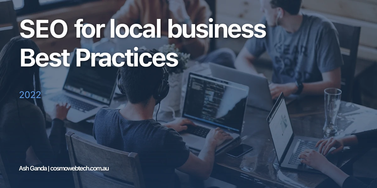 SEO for local business Best Practices 2022