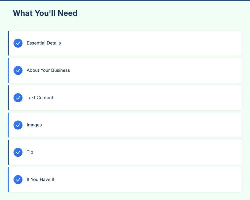 What You'll Need Infographic
