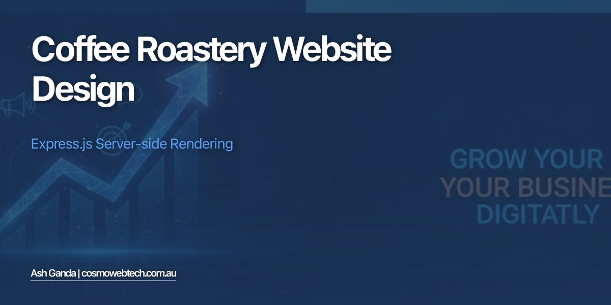 Coffee Roastery Website Design: Express.js Server-Side Rendering