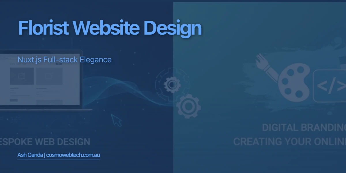 Florist Website Design: Nuxt.js Full-Stack Elegance