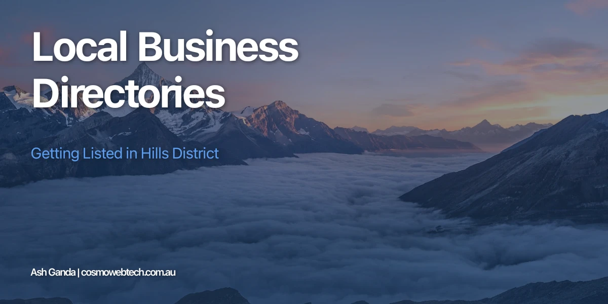 Local Business Directories: Getting Listed in Hills District