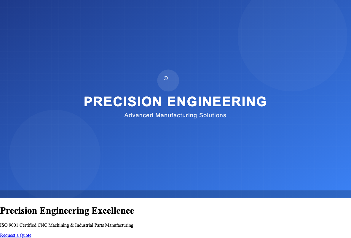 Demo Website Hero Section