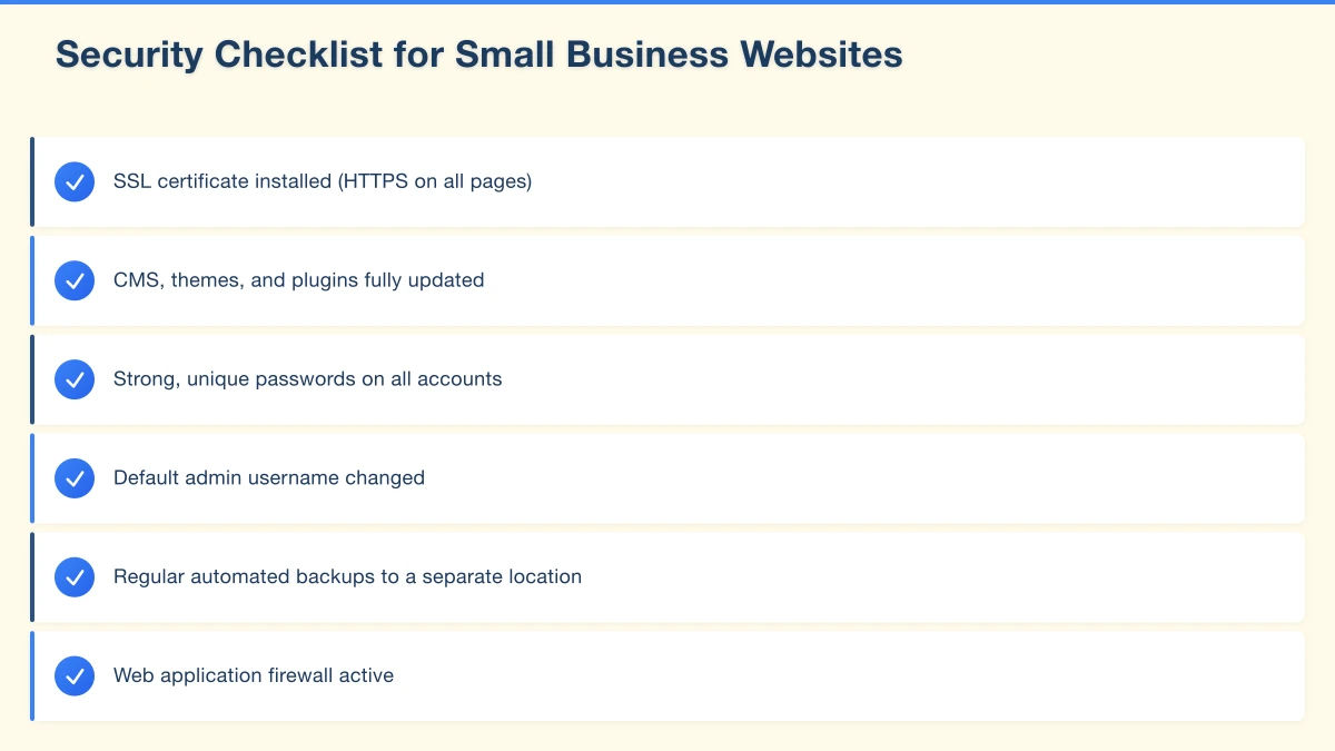 Essential Security Measures Infographic